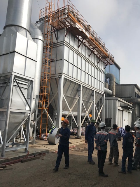 Hệ thống lọc bụi khói lò